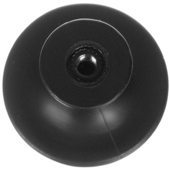 Ruhhy furniture knobs set of 10 - 30 mm - matt - Black