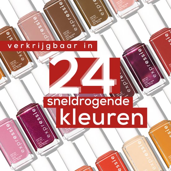 Essie Expressie Nail Polish - 290 Not So Low-Key - Quick Dry - 10 ml - Red