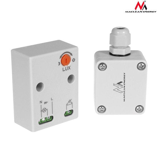 Maclean MCE35 dusk-to-dawn switch - external sensor - max 3450W
