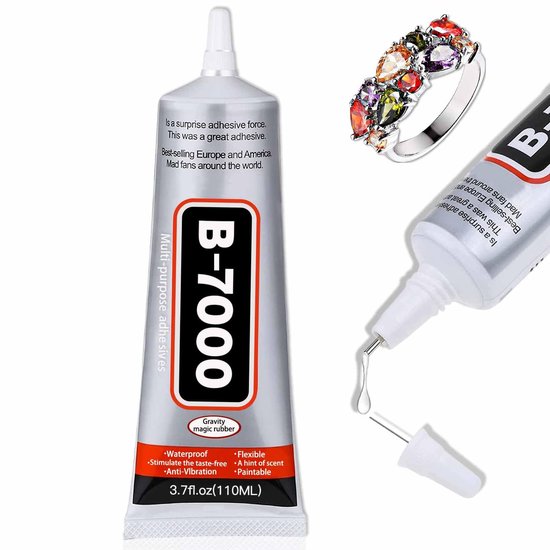 B7000 lijm - smartphone/tablet reparatie - transparant - 110 ml - set van 12