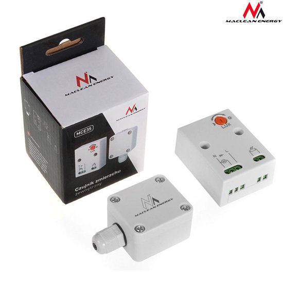 Maclean MCE35 dusk-to-dawn switch - external sensor - max 3450W