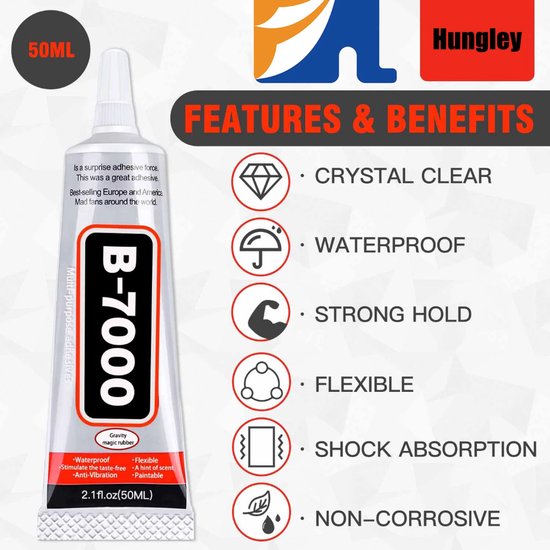 B7000 glue - transparent - 50 ml