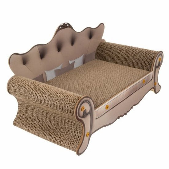 Purlov cat scratching sofa - MDF and cardboard