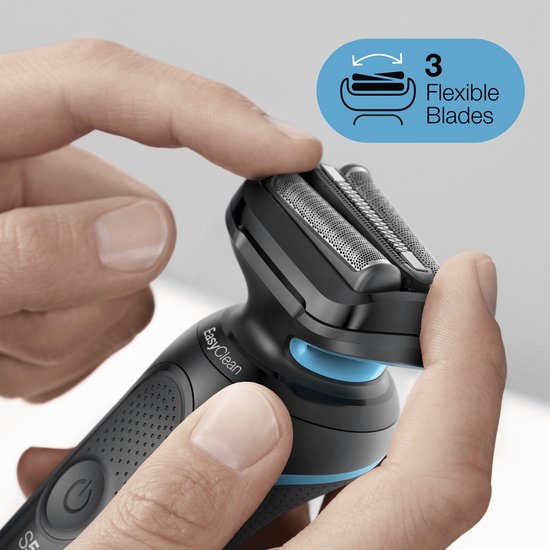 Braun Series 3 300s shaver - 3-flex head - wet & dry