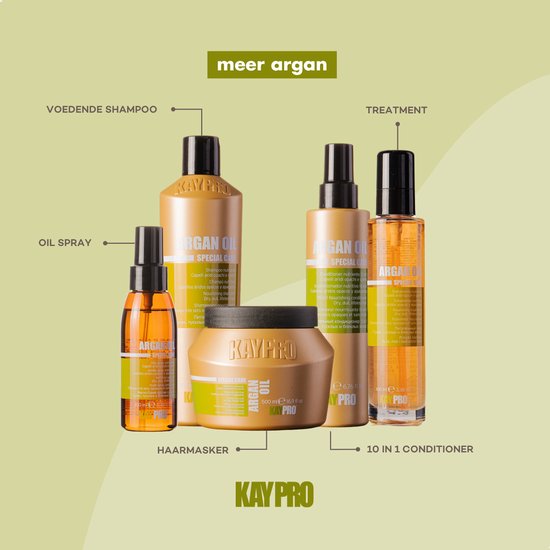 KayPro hair mask - argan oil for dry hair - 1000 ml