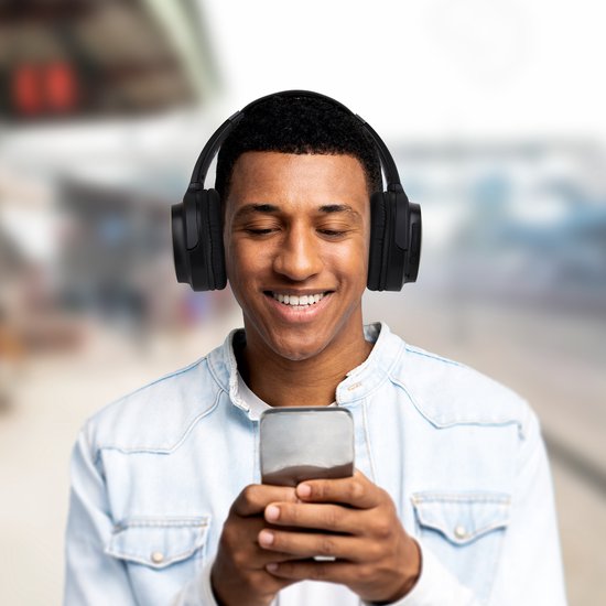 Denver BTN210 koptelefoon - draadloos - active noise canceling