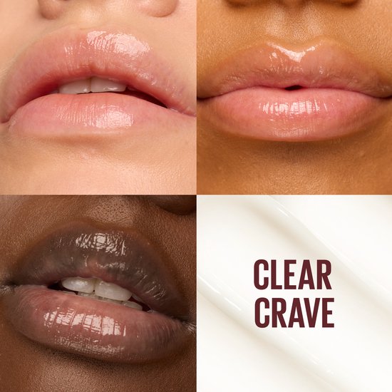 Maybelline New York Lifter Glaze Oil Lip Balm - 001 Clear Crave - 24HR Hydration - 3g