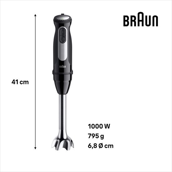Braun MultiQuick 5 Pro Hand Blender - MQ55.236M - Black
