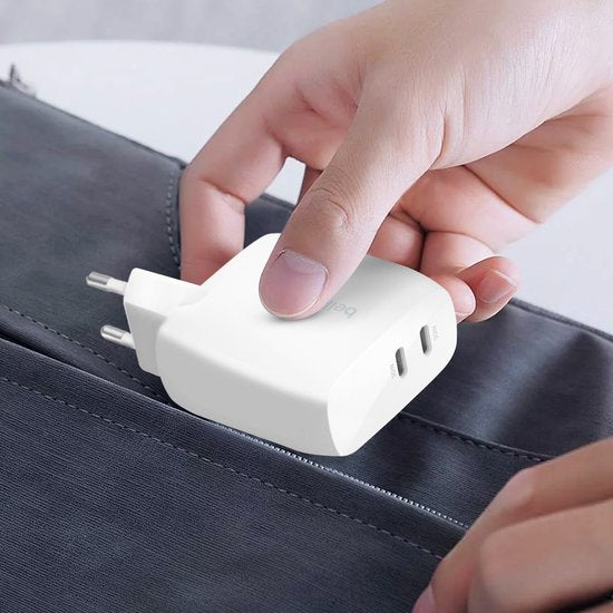 Belkin Wall Charger - 2-Port 60W - 2× USB-C