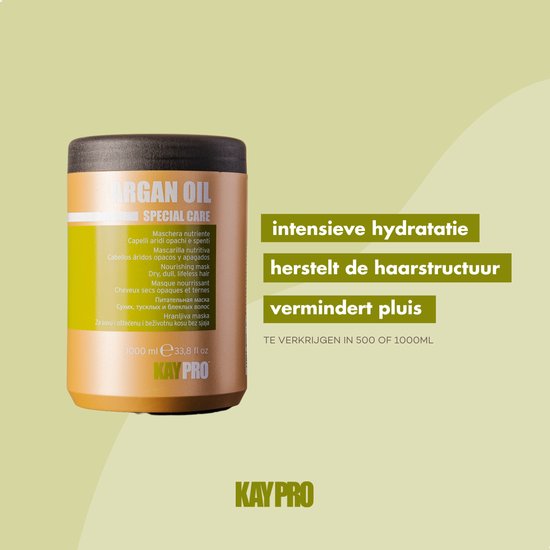 KayPro hair mask - argan oil for dry hair - 1000 ml