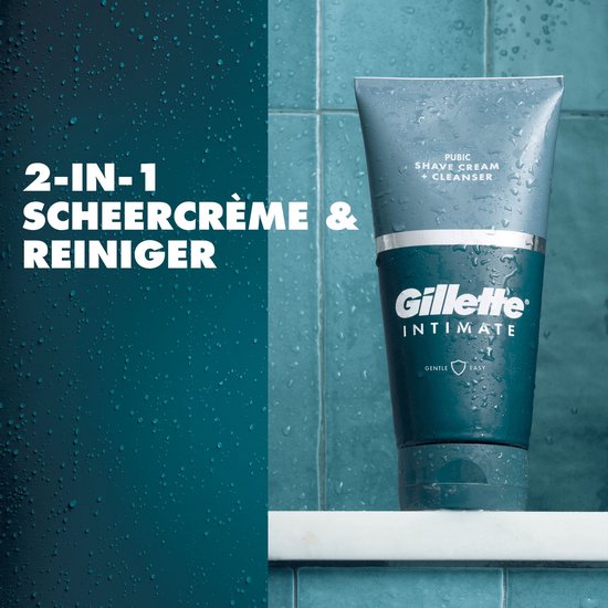 Gillette Intimate scheercrème - 2-in-1 reiniger - intieme zone - 150 ml