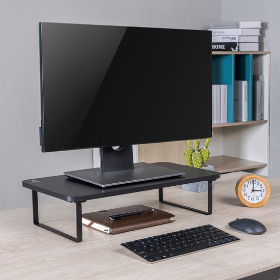 Maclean ergonomische monitor/laptopstandaard - MC-933 max 20 kg - 500×260×122 mm