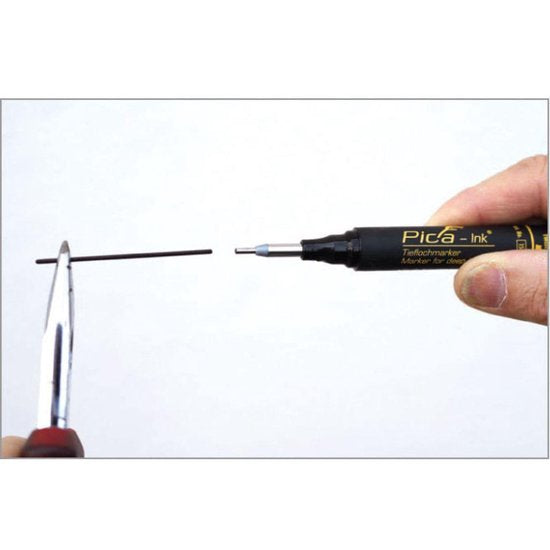 Pica 150/46 Marker - permanent deep hole - black