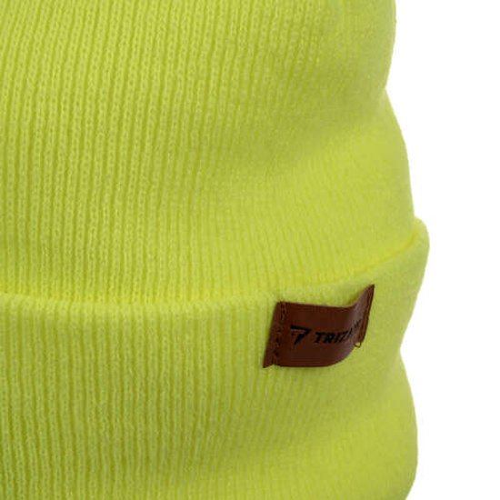Trizand wintermuts met USB zaklamp - Neon geel
