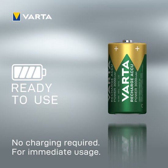 Varta batteries - rechargeable NiMH C/LR14
