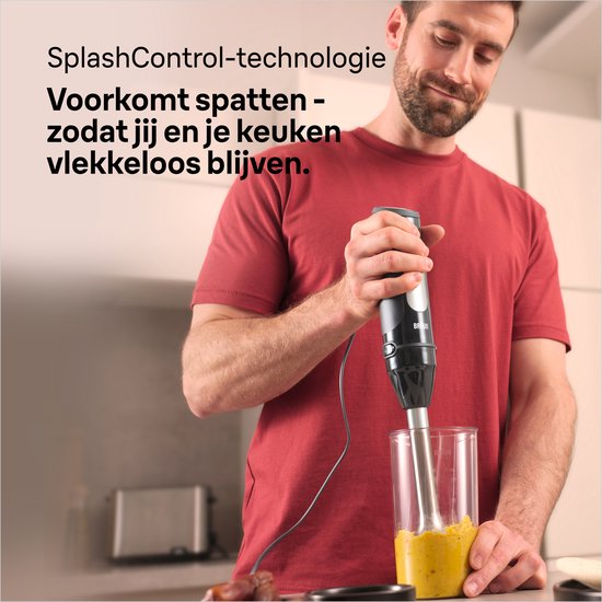 Braun MultiQuick 5 Pro Hand Blender - MQ55.236M - Black