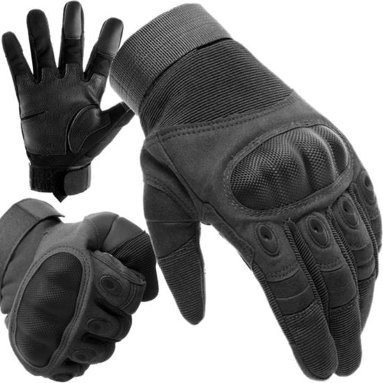 Trizand tactical gloves - touchscreen extra reinforcements - size L - Black