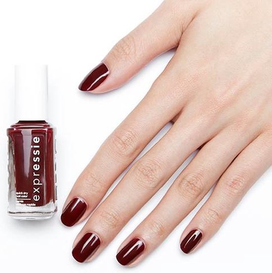 Essie Expressie Nail Polish - 290 Not So Low-Key - Quick Dry - 10 ml - Red
