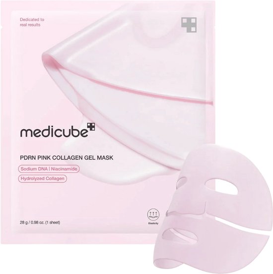 Medicube PDRN Pink Collagen Facial Mask - gel - 4 pieces