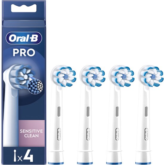 Oral-B Sensitive Ultra Thin tandenborstel opzetborstels EB60 - zachte borstelharen - 4 stuks