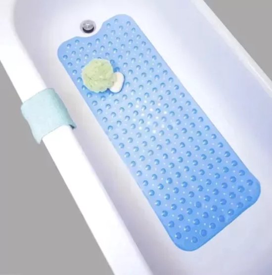 Ruhhy Bath Mat - Anti-slip 100×40 cm - Blue