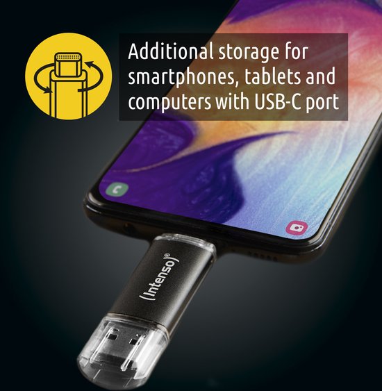 Intenso Twist Line USB-stick - USB-A en USB-C 3.2 - 32 GB