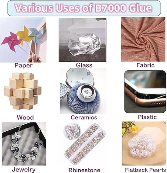 B7000 glue - smartphone/tablet repair - transparent - 50 ml - set of 15