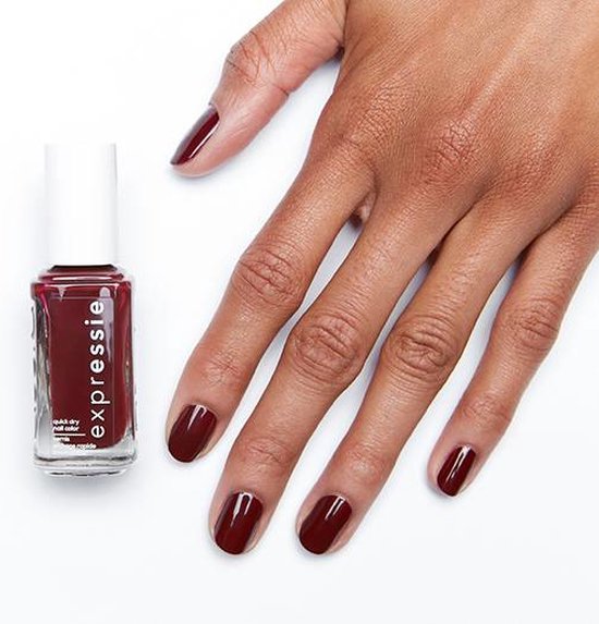 Essie Expressie Nail Polish - 290 Not So Low-Key - Quick Dry - 10 ml - Red