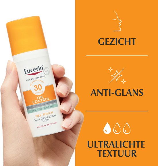 Eucerin Sun Oil Control Gel-Cream - Face SPF 30 - 50 ml