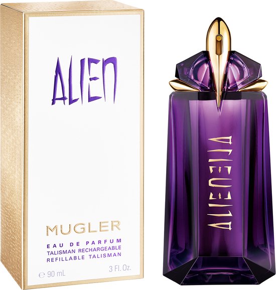 Mugler Alien Eau de Parfum - Floral Woody Amber - Refillable - 90 ml