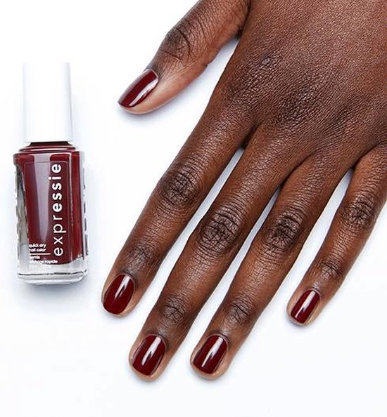 Essie Expressie Nail Polish - 290 Not So Low-Key - Quick Dry - 10 ml - Red