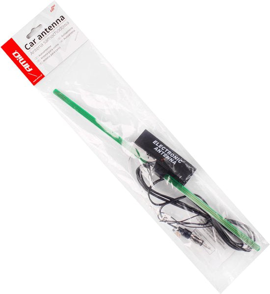 Amio autoradio antenne - AM/FM raam versterker - 12V met ingebouwde amplifier