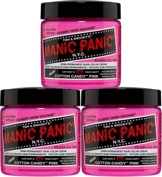 Manic Panic Classic Hair Dye - Cotton Candy Pink