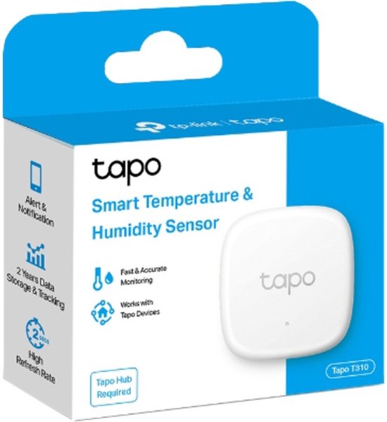 TP-Link Tapo T310 smart sensor - temperatuur en vochtigheid