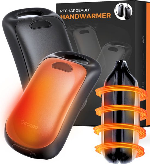 Herbruikbare handwarmers - magnetisch - 3 warmteniveaus 37-52°C - 8-16 uur