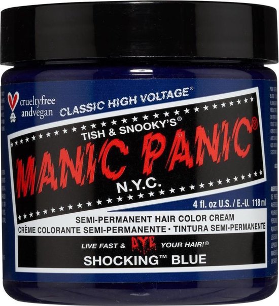 Manic Panic haarverf - semi-permanent - Shocking Blue