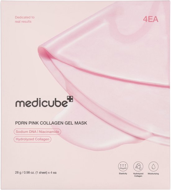 Medicube PDRN Pink Collagen Facial Mask - gel - 4 pieces