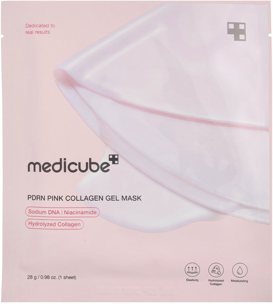 Medicube PDRN Pink Collagen Facial Mask - gel - 4 pieces