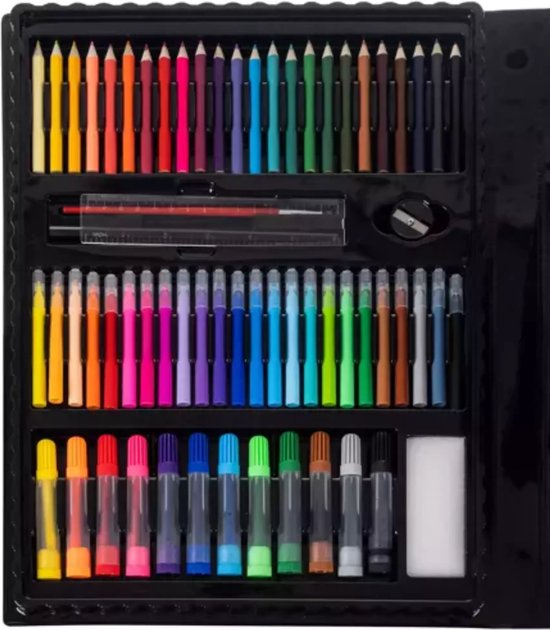 Maaleo schilderset - 208-delig in koffer