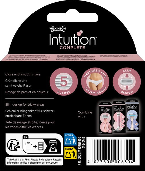 Wilkinson Sword Intuition Complete navulmesjes - 3 stuks