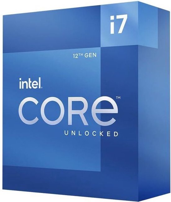 Intel Core i7 processor - 12700K - 12e generatie - socket 1700 - 25M cache tot 5,00 GHz