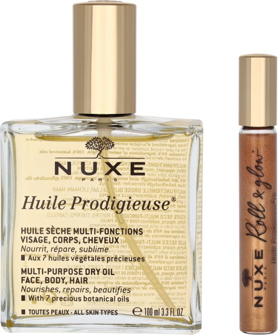 Nuxe Huile Prodigieuse Dry Oil - gift set with roll-on - 100 ml