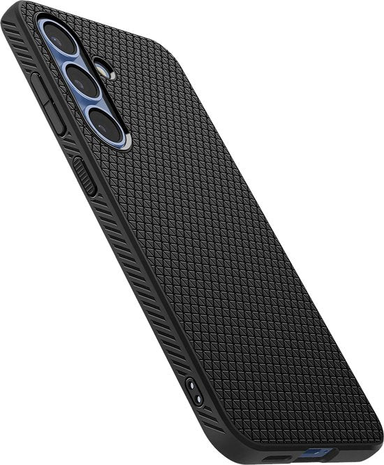 Spigen Liquid Air hoesje - Samsung Galaxy S25 - Matte zwart