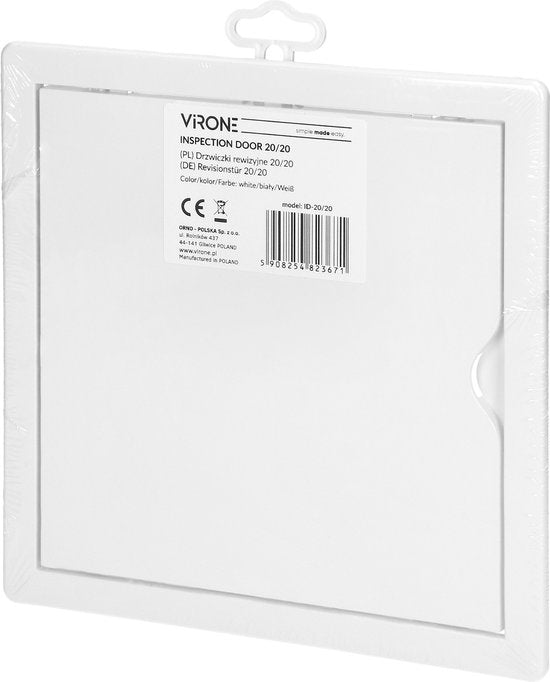 Inspectieluik - 200×200 mm - Wit