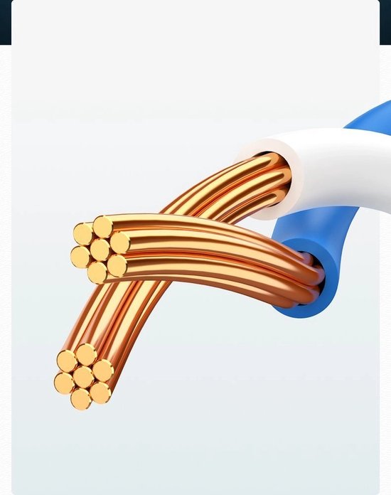 Ugreen Internetkabel 3 meter | CAT 6 | RJ45 | 1000Mbps | Zwart