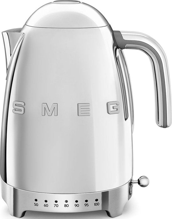 Smeg KLF04SSEU waterkoker - 7 temperaturen - 1,7 liter - Steel