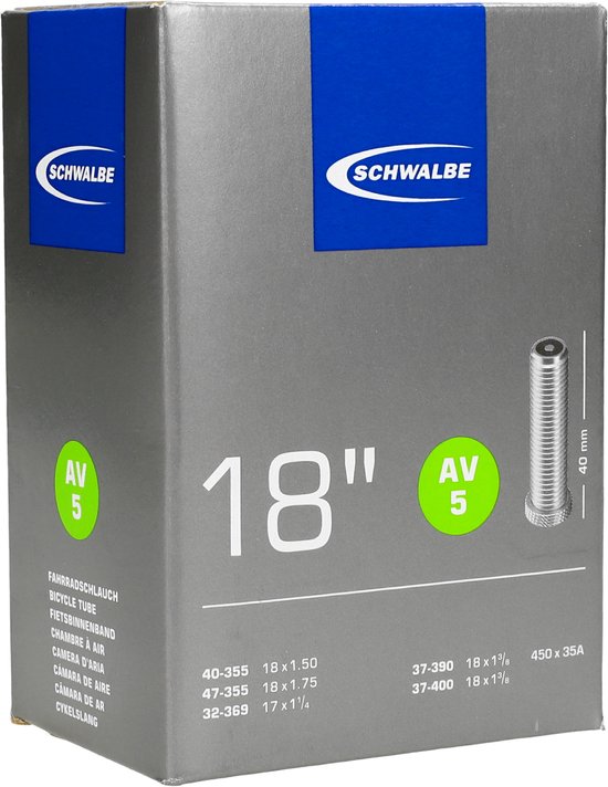 Schwalbe AV5 binnenband - 18/32/47-355/400 - 40 mm ventiel