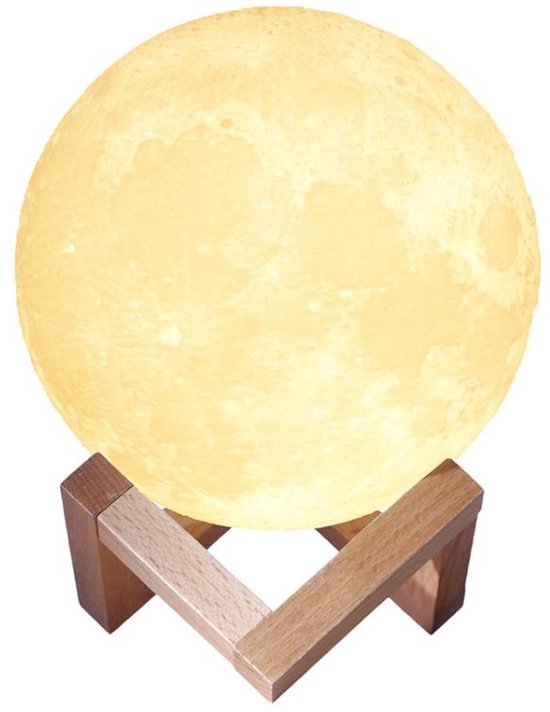 Denver maanlamp 3D LBS150 - bluetooth luidspreker tafellamp muzieksyncronisatie afstandsbediening
