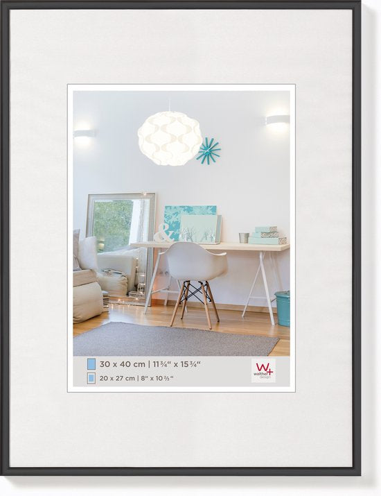 Walther New Lifestyle fotolijst - kunststof 20×30 cm - Zwart
