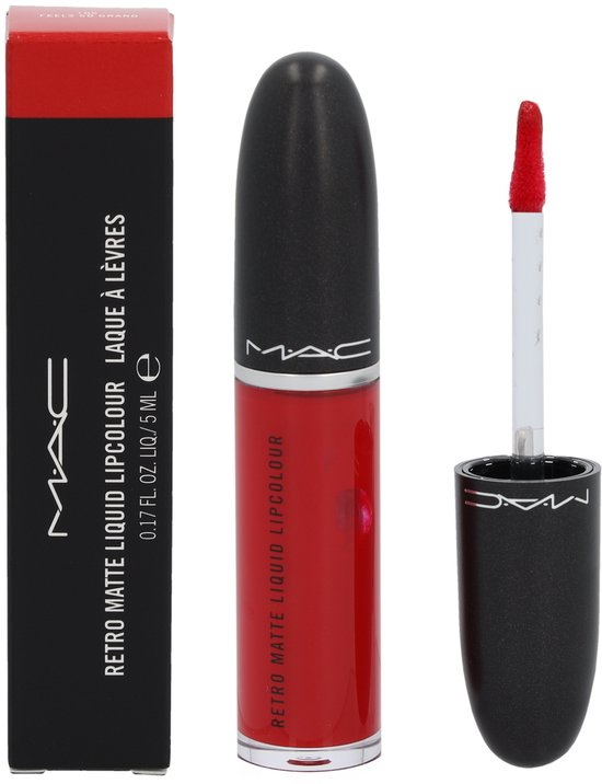 MAC Retro Matte Liquid lipstick - Feels So Grand - crème textuur